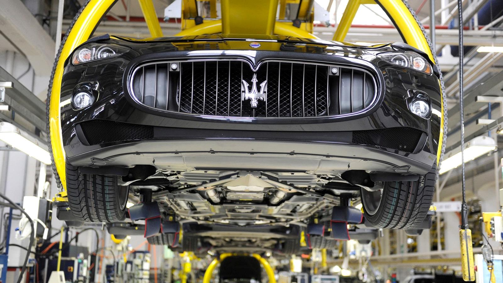 Maserati production line
